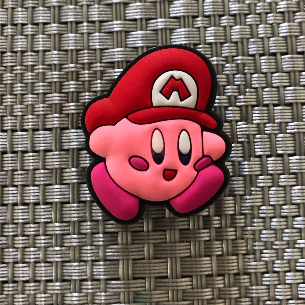 5/$10 Kirby crocs charm/jibbitz